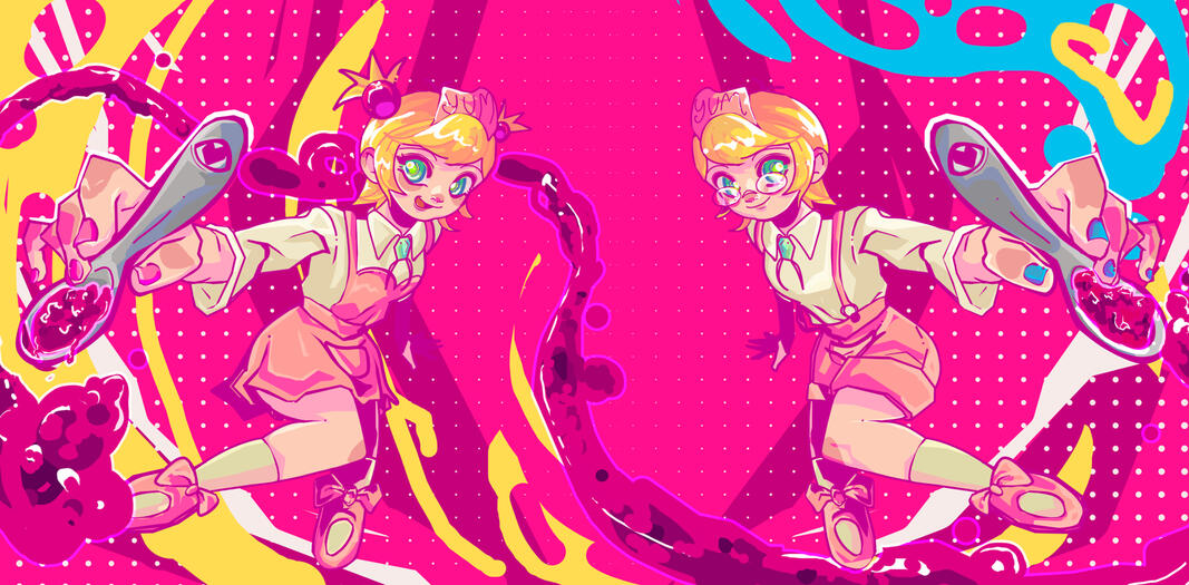 Horror Baking sim promotional art