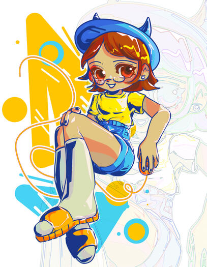 The artist behind these pieces!